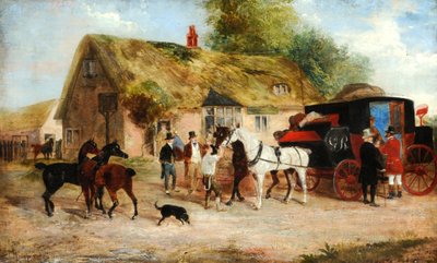 Scena di carrozza, c.1875 da Richard Dodd Widdas