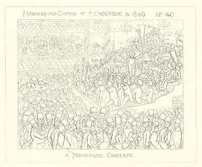 1849, Un Concerto Promenade da Richard Doyle