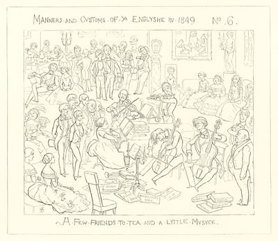 1849, Alcuni amici per il tè e un po
