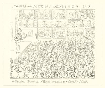 1849, Un teatro che mostra la casa divertita dall