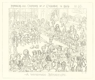 1849, Una colazione di nozze da Richard Doyle