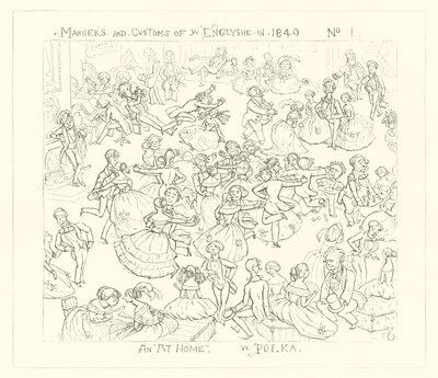 1849, Un Ricevimento, La Polka da Richard Doyle
