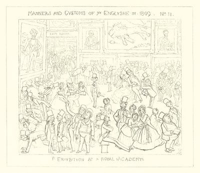 1849, Una Mostra alla Royal Academy da Richard Doyle