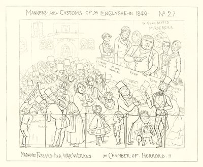 1849, Madame Tussauds Waxworks, La Camera degli Orrori da Richard Doyle