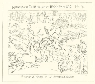 1849, Lo Sport Nazionale della Corsa a Ostacoli da Richard Doyle