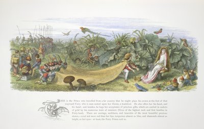 Un principe che offre doni da Richard Doyle