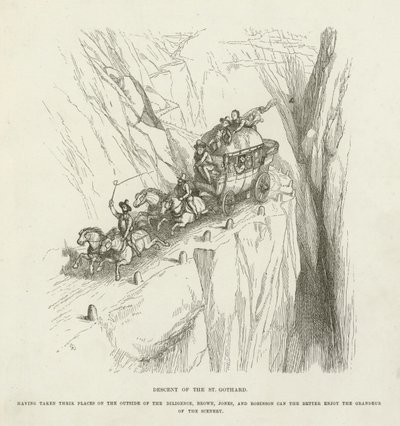 Discesa del San Gottardo da Richard Doyle