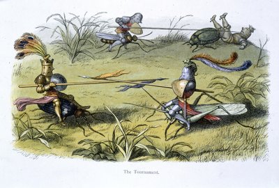 Cavalieri elfi che giostrano da Richard Doyle