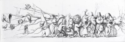 Visitatori francesi alla Grande Esposizione, 1851 da Richard Doyle