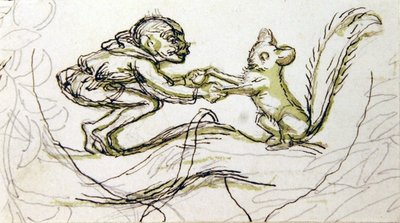 Goblin e Scoiattolo da Richard Doyle