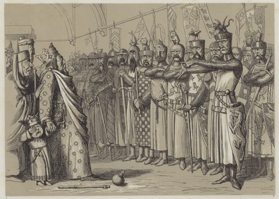 Enrico III incontra il suo Parlamento da Richard Doyle