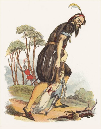 Illustrazione per Jack The Giant Killer da Richard Doyle