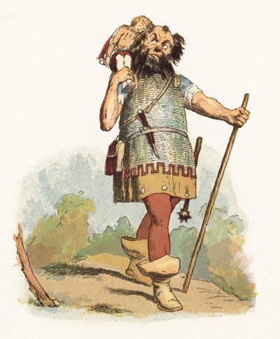Illustrazione per Jack il Cacciatore di Giganti da Richard Doyle