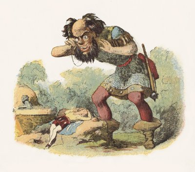 Illustrazione per Jack il Cacciatore di Giganti da Richard Doyle