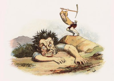 Illustrazione per Jack il Cacciatore di Giganti da Richard Doyle