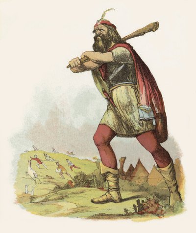 Illustrazione per Jack il cacciatore di giganti da Richard Doyle