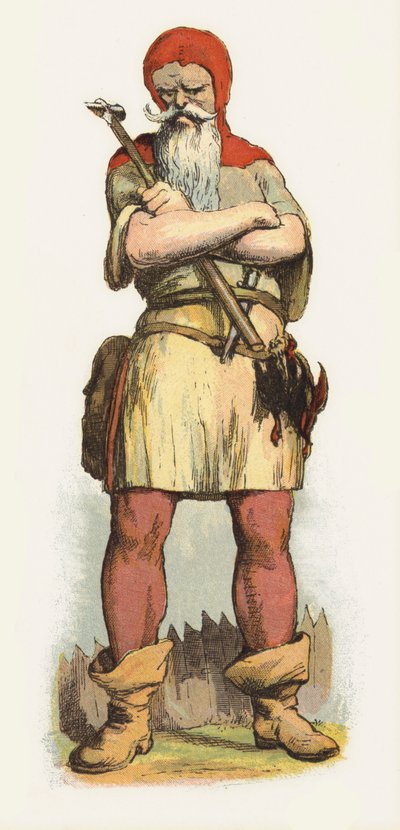 Illustrazione per Jack il cacciatore di giganti da Richard Doyle