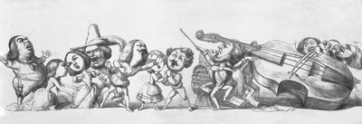 Visitatori italiani alla Grande Esposizione, 1851 da Richard Doyle