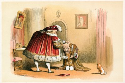 Re Enrico VIII e un membro del Parlamento da Richard Doyle