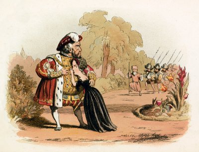 Fuga stretta per la regina Caterina Parr da Richard Doyle