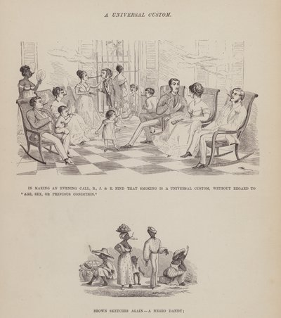 Pagina da Il tour americano dei signori Brown, Jones e Robinson da Richard Doyle