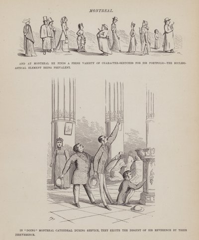Pagina da Il tour americano dei signori Brown, Jones e Robinson da Richard Doyle