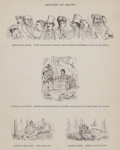 Pagina da Il tour americano dei signori Brown, Jones e Robinson da Richard Doyle