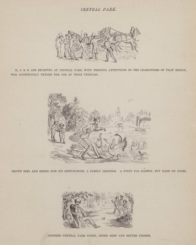 Pagina da Il tour americano dei signori Brown, Jones e Robinson da Richard Doyle