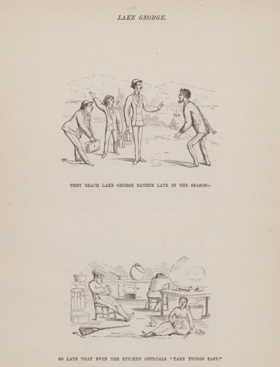 Pagina da Il tour americano dei signori Brown, Jones e Robinson (incisione) da Richard Doyle
