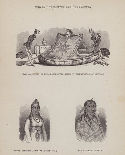 Pagina da Il tour americano dei signori Brown, Jones e Robinson (incisione) da Richard Doyle