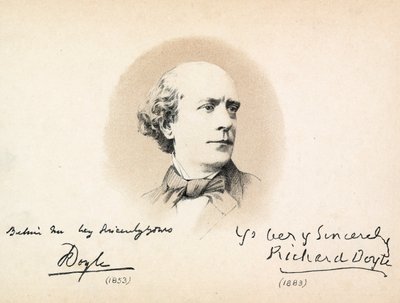 Ritratto di Richard Doyle da Richard Doyle