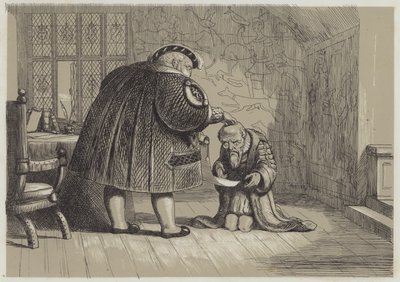 Raccolta delle provviste durante il regno di Enrico VIII da Richard Doyle