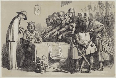Firma della Magna Carta da Richard Doyle
