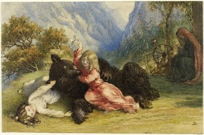 Biancaneve e Rosa Rossa da Richard Doyle