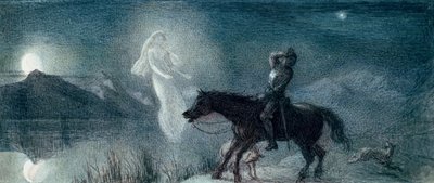 Il Cavaliere e lo Spettro, inedito da Richard Doyle