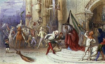 La strega e la sua scopa da Richard Doyle