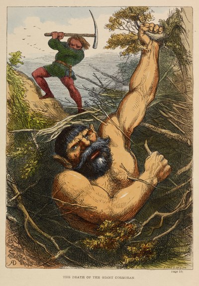 La morte del gigante Cormoran da Richard Doyle