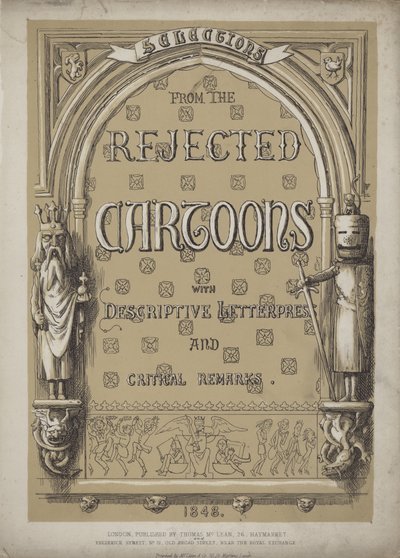 Pagina del titolo per Selections from the Rejected Cartoons da Richard Doyle