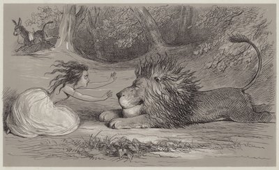 Una e il leone da Richard Doyle