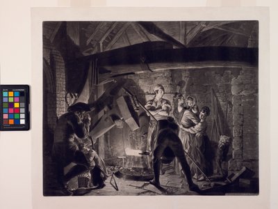 Una fucina di ferro da Richard Earlom
