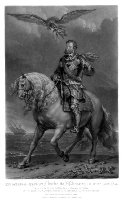 Carlo V, Re di Spagna e Imperatore del Sacro Romano Impero, 1816 da Richard Earlom