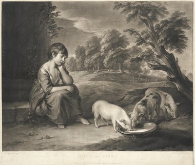 La ragazza e i maiali da Richard Earlom