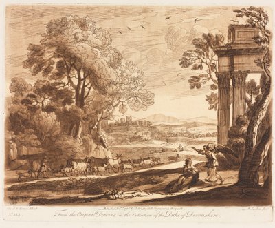 Liber Veritatis: No. 133, Paesaggio con bestiame e l