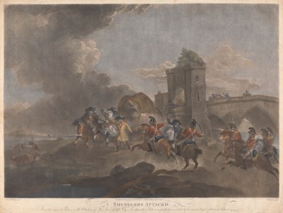 Contrabbandieri Attaccati da Richard Earlom