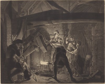 Una fucina da Richard Earlom after Joseph Wright