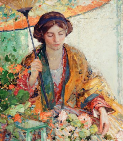 Donna con Parasole da Richard Emil Miller