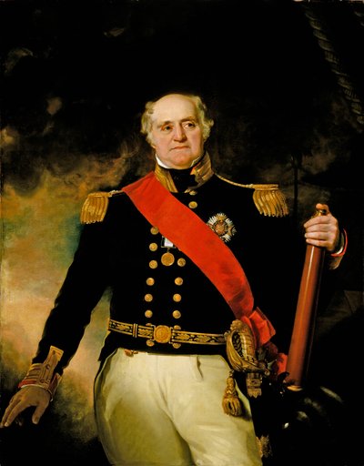 Sir Thomas Masterman Hardy, Viceammiraglio del Blu (1769-1839) da Richard Evans
