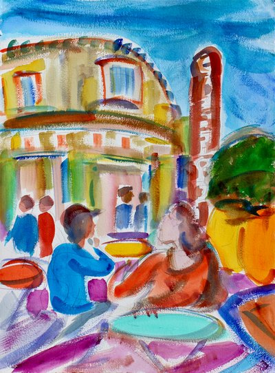 Caffè nel Castro, San Francisco, 2018 da Richard Fox
