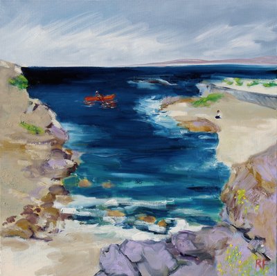Kayaker, Monterey Bay, 2019 da Richard Fox