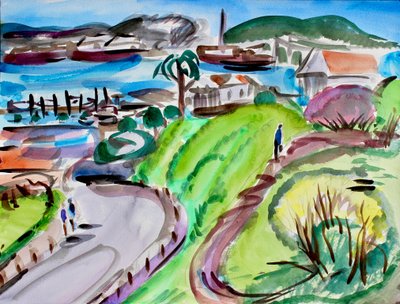 Vista sulla baia da Richard Fox